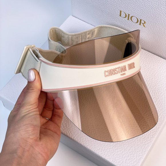 🔥 DIORCLUB V1U Nude Beige Visor Hat Dior Club - Picture 1 of 7